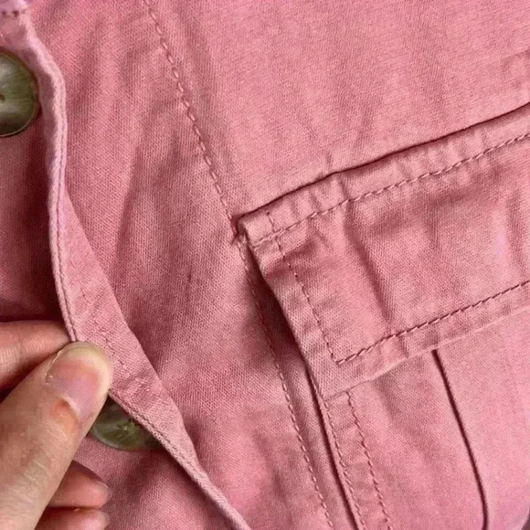 Loft Light Pink Button Up Jacket Size XS - Picture 7 of 9